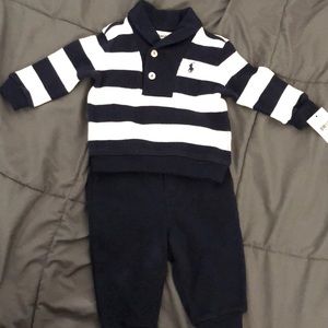 BNWT Ralph Lauren baby boy outfit size 6M